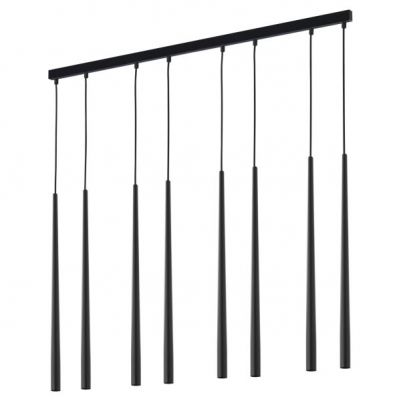 TK Lighting lampa wisząca Piano 8xG9 czarny 6415 (6415)